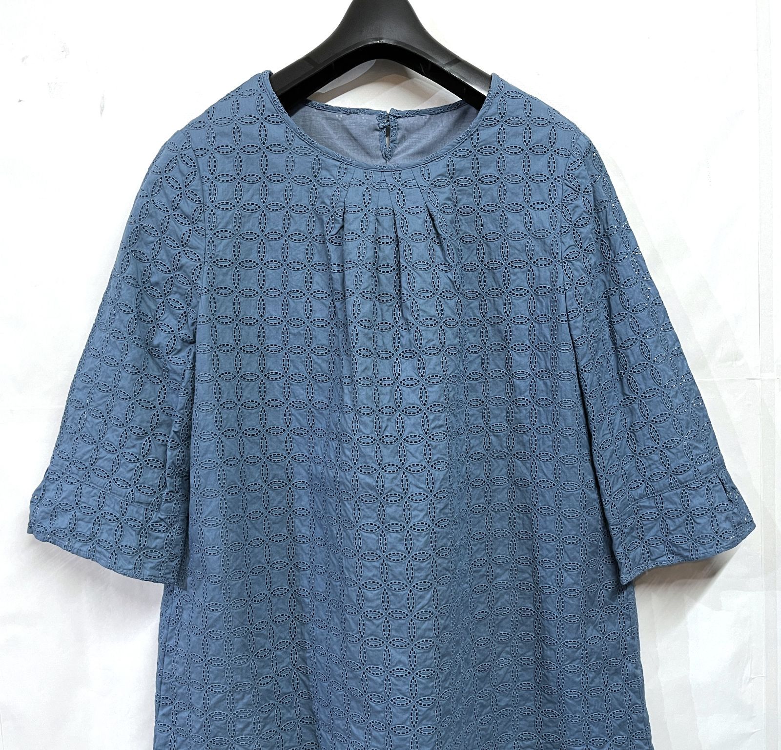 Leilian｜レリアン 花柄 レース ブラウス