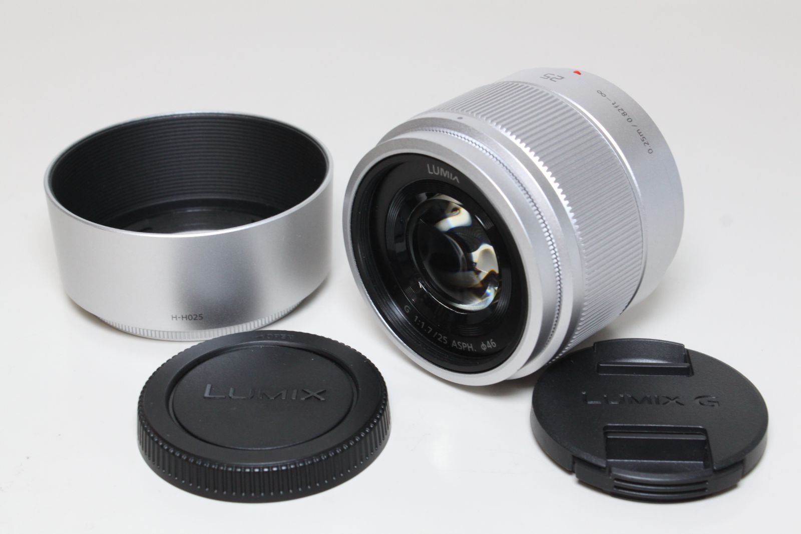 美品】LUMIX G 25mm/F1.7 ASPH. H-H025M-K-