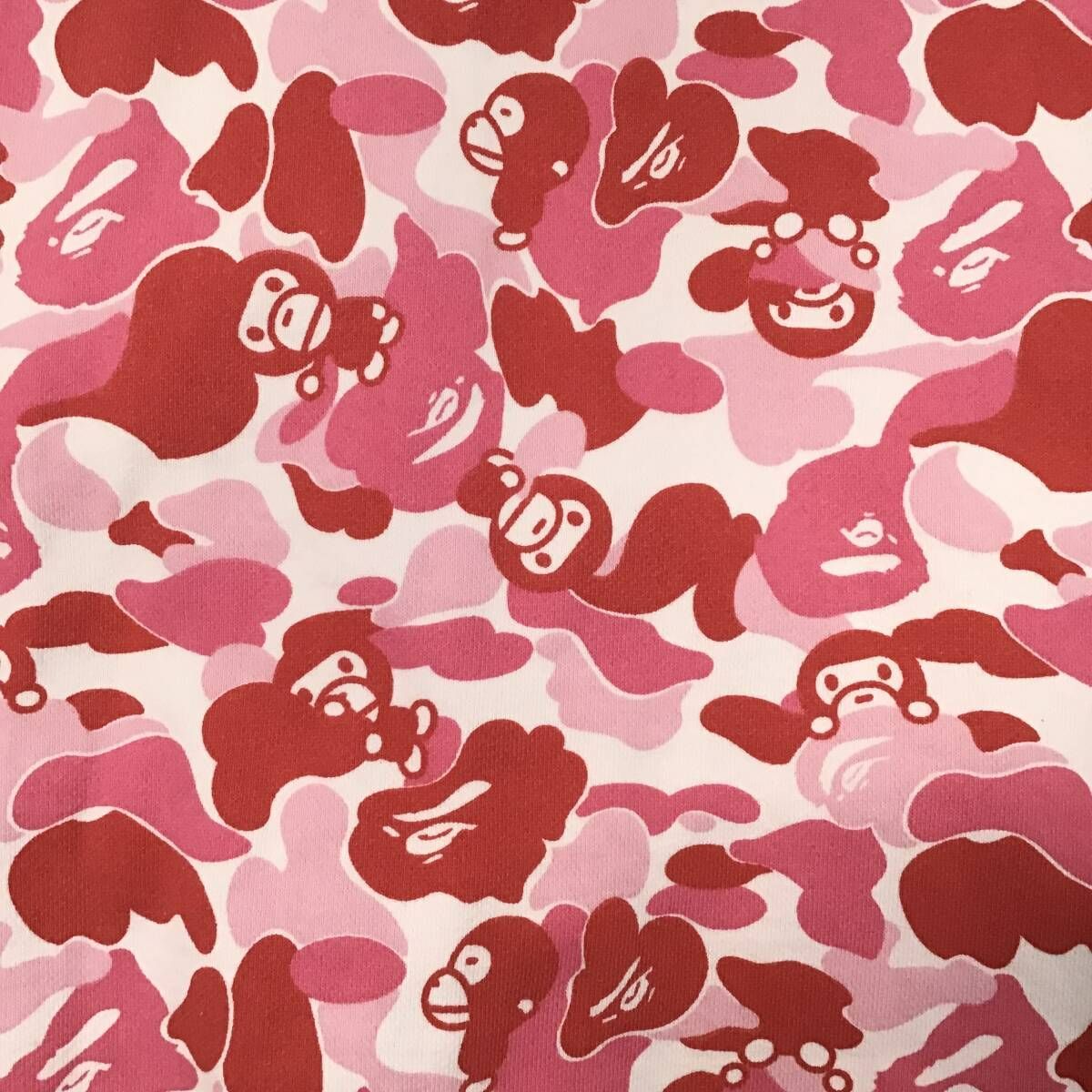 XL Milo ABC camo pink パーカー a bathing ape BAPE full zip
