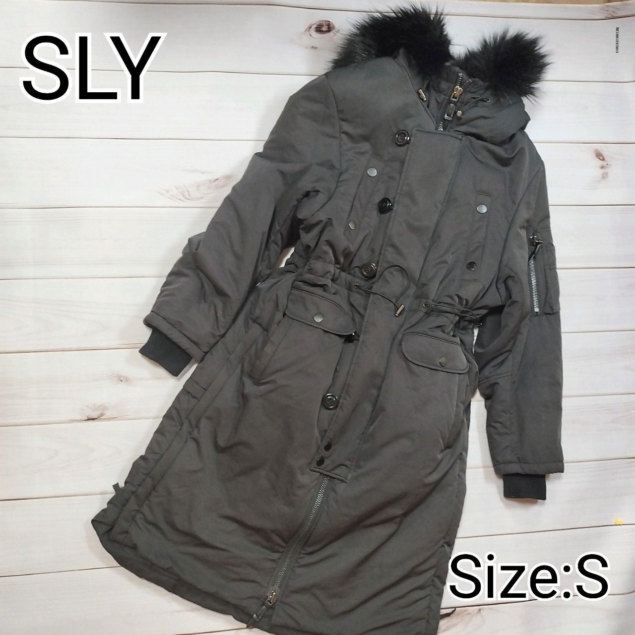 SLY♡ﾐﾘﾀﾘｰ♡ﾓｯｽﾞｺｰﾄ SLY スライ N3B ミリタリージャケットコート