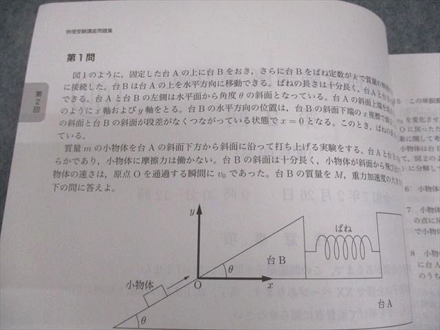 鉄緑会 高3 物理受験講座 問題集 テキスト 状態良い 2024 017S0D 物理