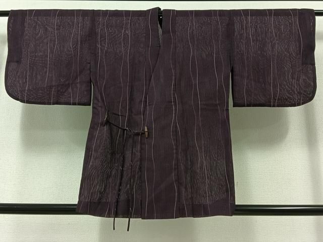 平和屋着物▽道中着 スリーシーズン 春夏秋 塵除け 立涌文 洗える着物 AABB5226jh