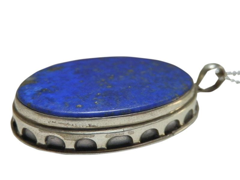 アジアン雑貨 天然石シルバーネックレス ラピスラズリ・ネックレス9