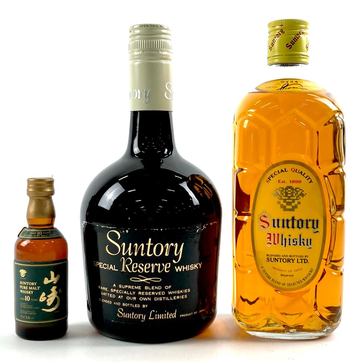 東京都内限定お届け】 3本 サントリー SUNTORY 山崎 10年 ピュアモルト