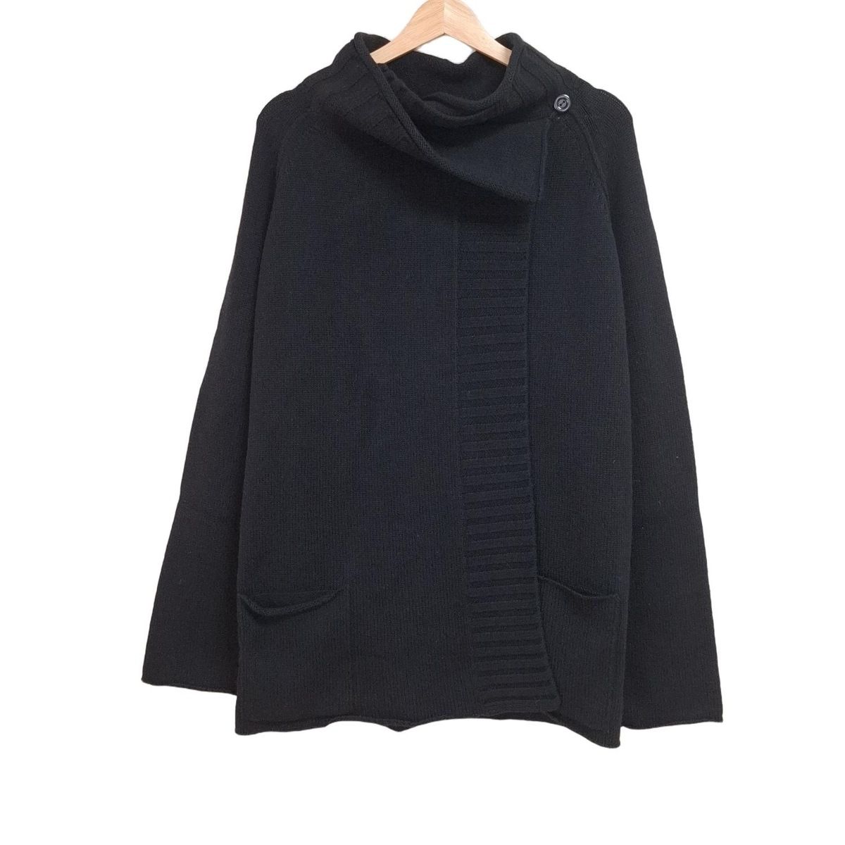 ARMANICOLLEZIONI アルマーニコレッツォーニ カーディガン サイズ52 XL レディース - ダークネイビー 長袖|冬物|ハイネック