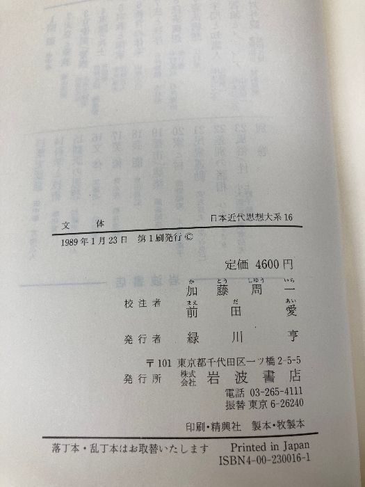 『日本近代思想体系 17　美術』、岩波書店、2000年。 美術／青木 茂, 酒井 忠康｜日本近代思想大系 - 岩波書店