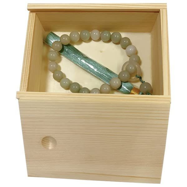 御念珠　ボックス　箱　(仏具、仏壇) 御念珠 ボックス 箱 (仏具、仏壇) 数珠 男性用 印度五佛眼菩提樹18玉