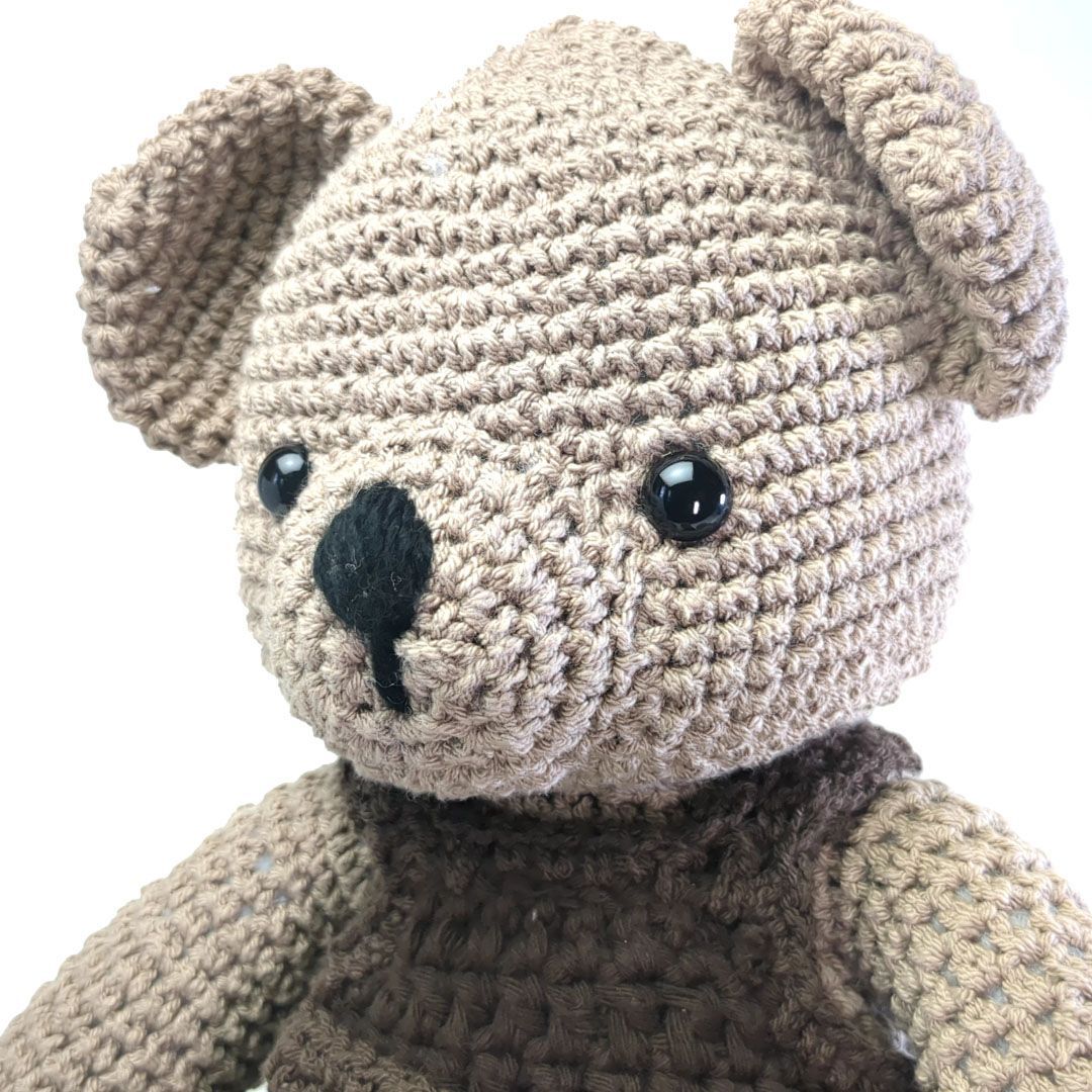 あみぐるみ くまちゃん ベア くまさん ぬいぐるみ ハンドメイド かぎ針編み「くまさんのあみぐるみキーホルダー」の作り方#2