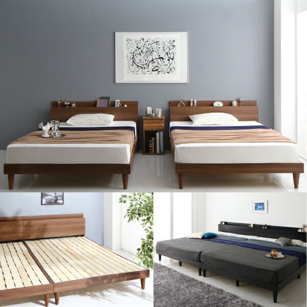 ポケットコイルマットレス付き ワイドK280