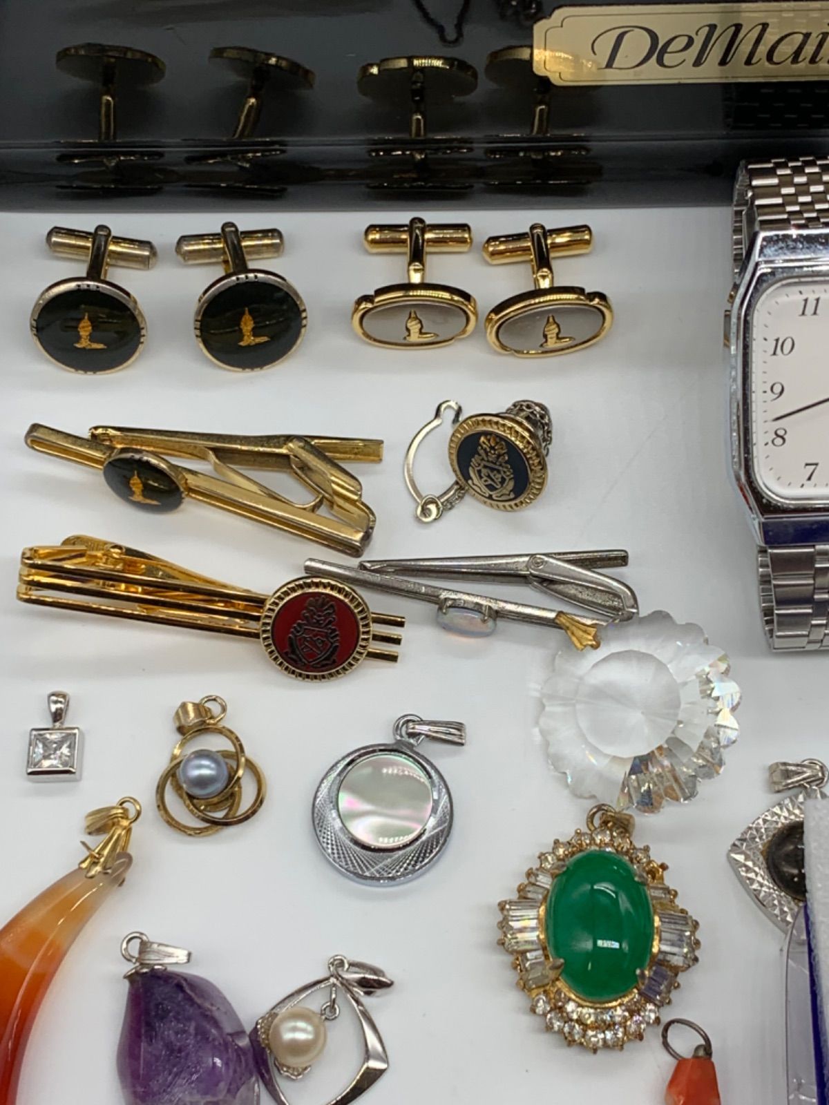 ☆遺品整理アクセサリー☆ネックレス 指輪 ブローチ カフス