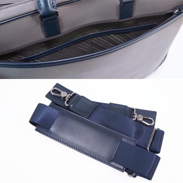 フジタカ FUJITAKA ダブルルーム レザービジネスバッグ B4 メンズ