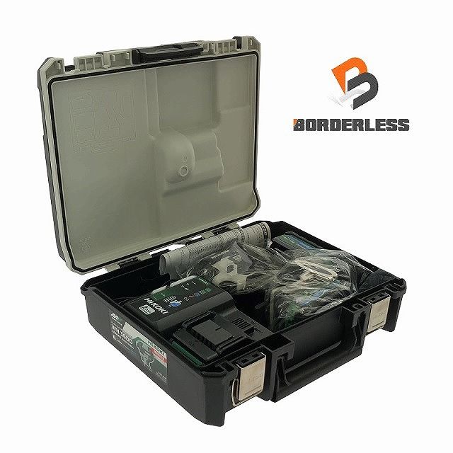 色 HiKOIKI ハイコーキ 36V コードレスインパクトドライバ WH36DD 2XHSZ FW バッテリー2個付き 充電器付き