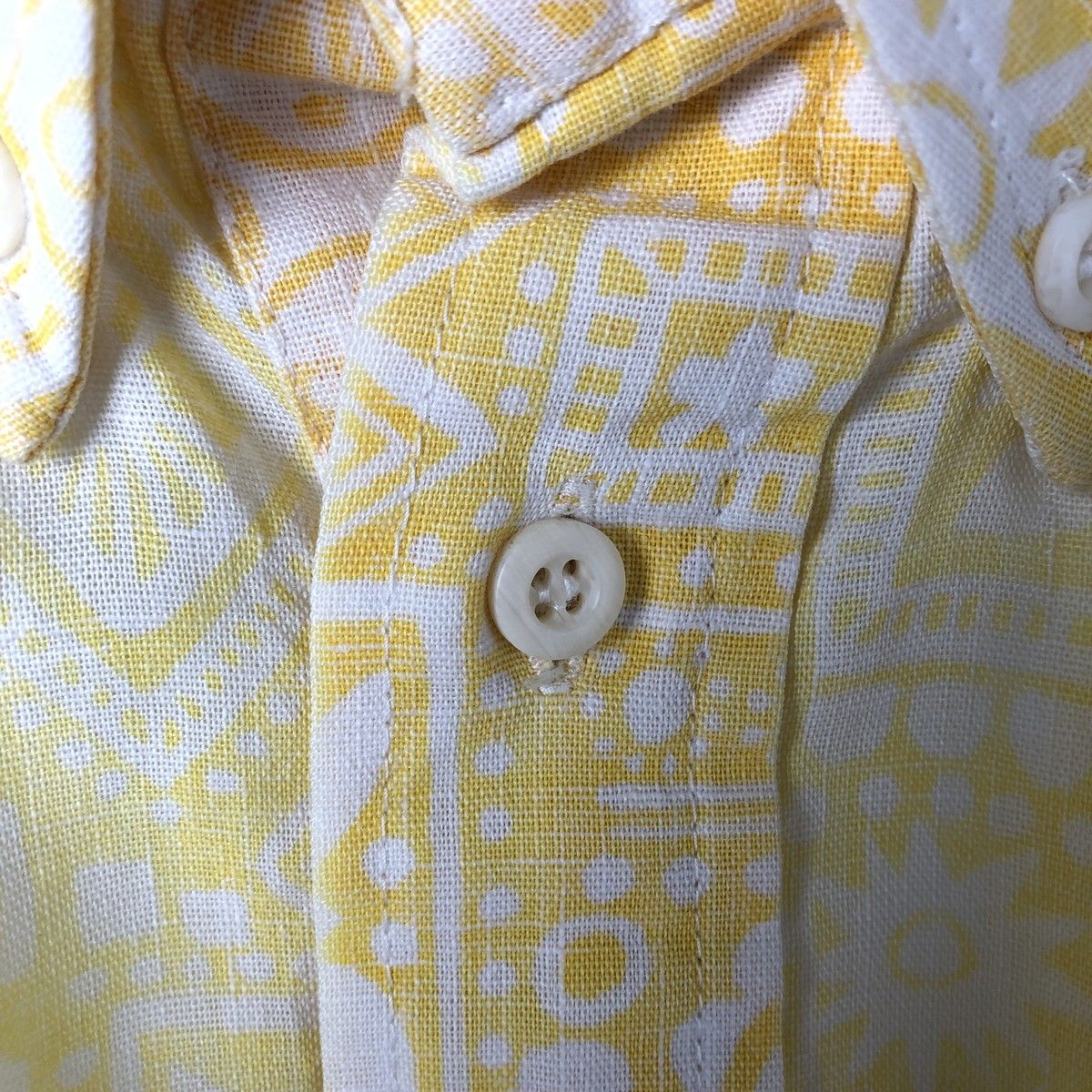 古着 レインスプーナー REYNSPOONER 金タグ 乳首タグ 総柄 ボタニカル 
