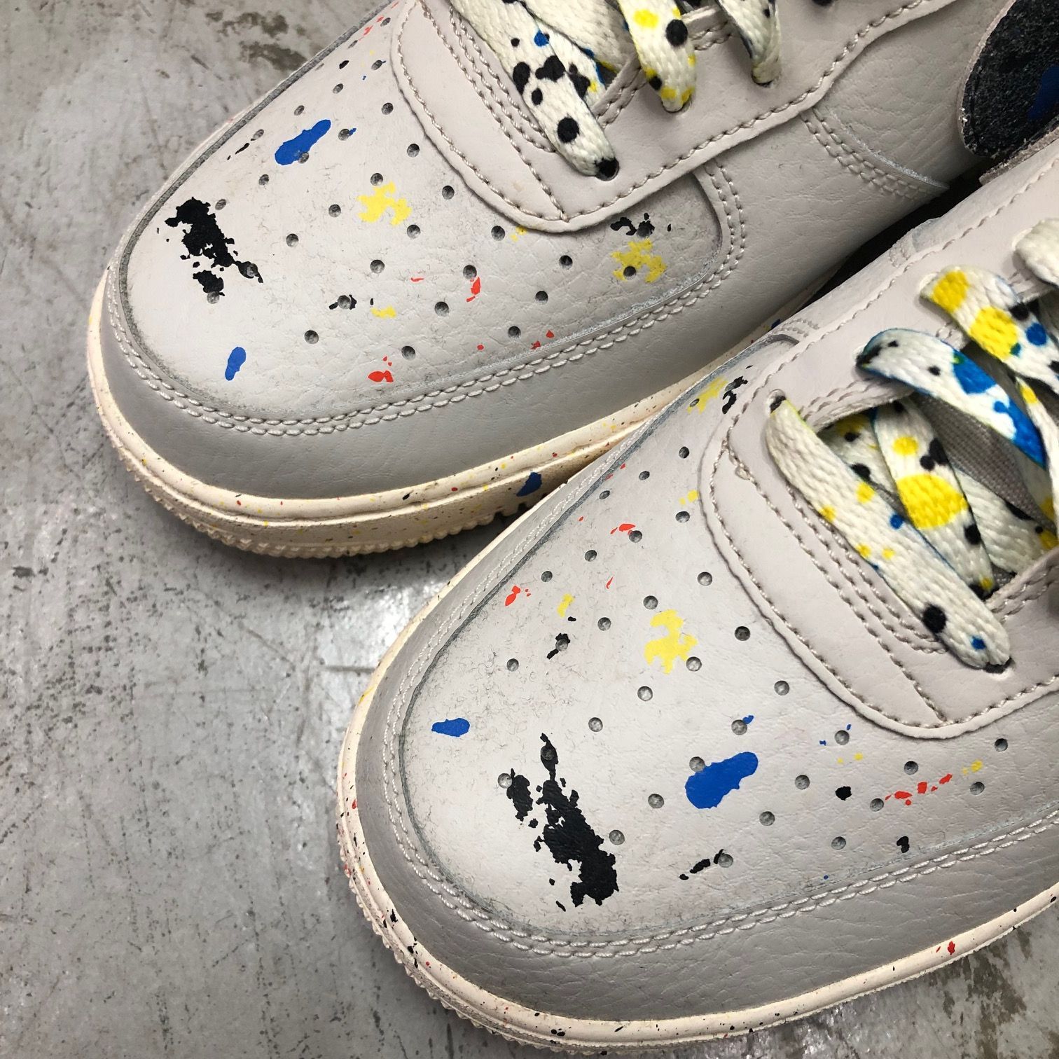 NIKE AIR FORCE 1 07 LV8 PAINT SPLATTER light bone エアフォース 