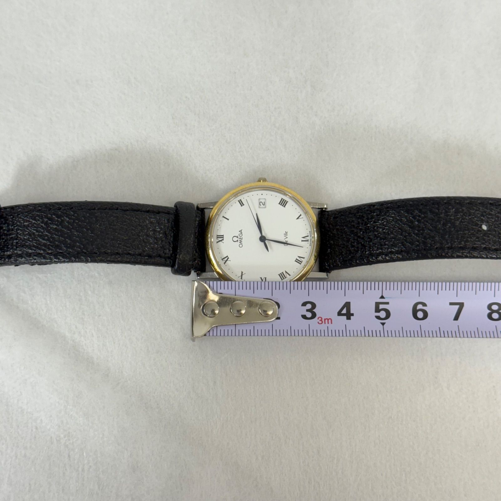 稼働品】OMEGA オメガ De Ville デヴィル デビル クォーツ 腕時計 