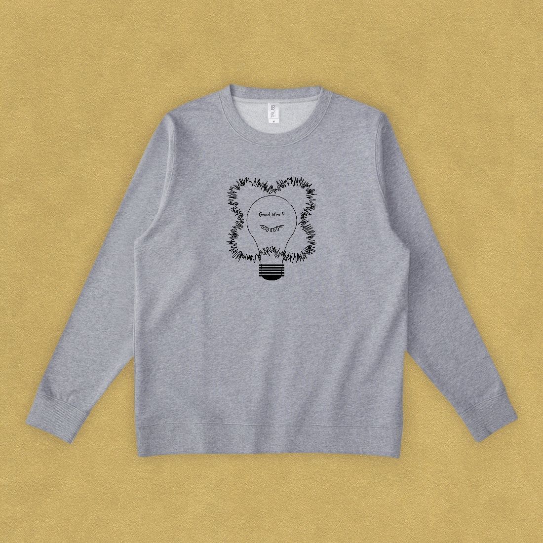 グラフィックスウェット　Good idea White -Sweat-