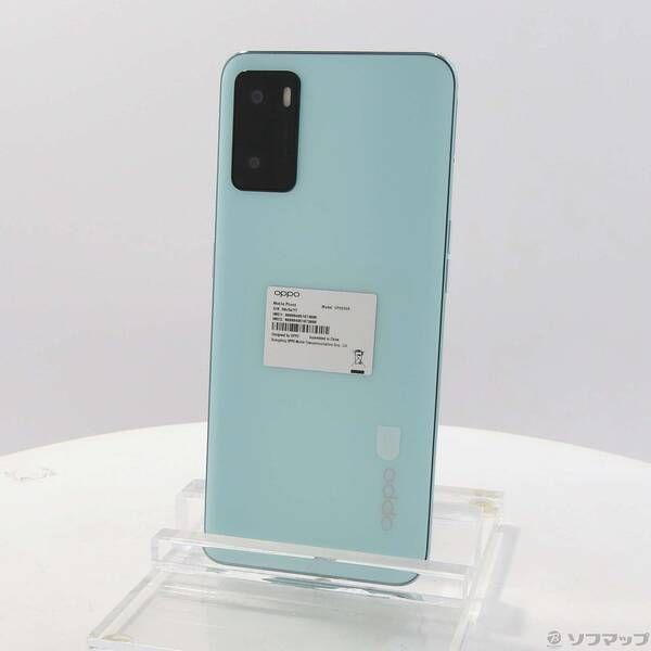 中古品〕 OPPO A55s 5G 64GB グリーン CPH2309 SIMフリー【368
