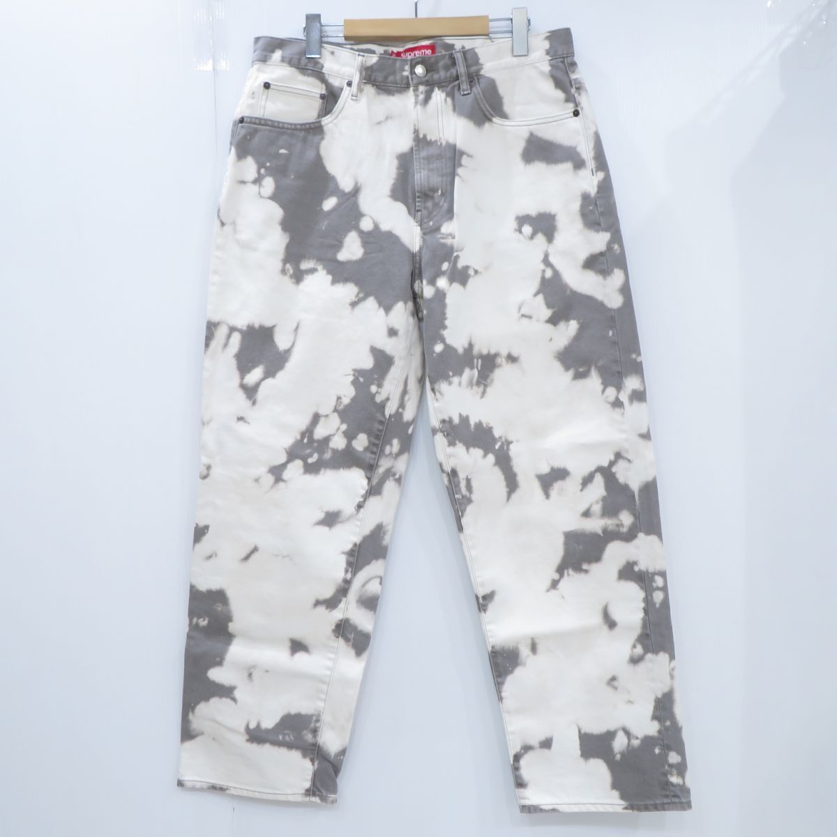 Supreme シュプリーム Baggy Jean Bleached ブリーチ加工 バギー
