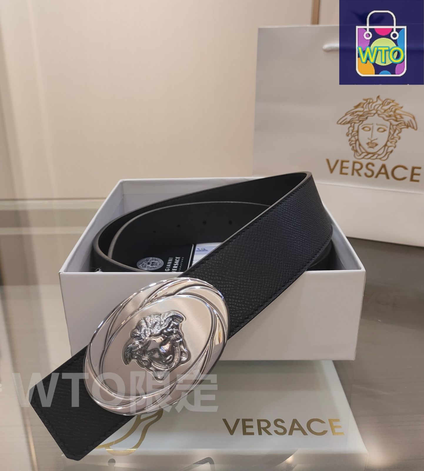 ヴェルサーチ VERSACE(ヴェルサーチ) メデューサインターシャニットセーター