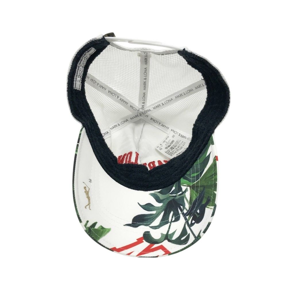 ★MARK&LONAマークアンドロナ★ボタニカル メッシュキャップ《刺繍キャップ帽子リーフ ゴルフ木村拓哉キムタク アンバサダー マーク＆ロナ MARK\u0026LONA(マークアンドロナ) 帽子(メンズ) - 海外通販のBUYMA