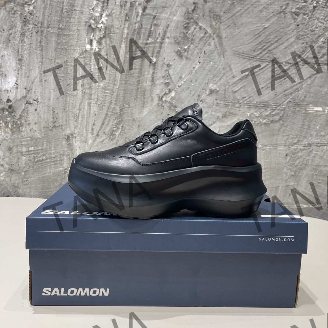 CDG x SALOMON レザーカジュアルシューズ スニーカー レディース 厚底  