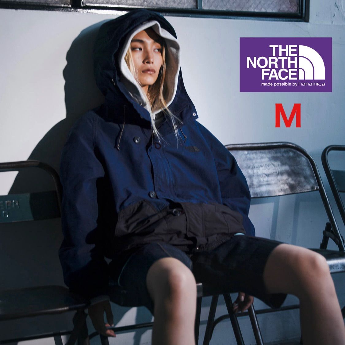 ノースフェイス パープルレーベル モンキータイム インディゴ マウンテンパーカー THE NORTH FACE / パープルレーベル モンキータイム別注 マウンテン