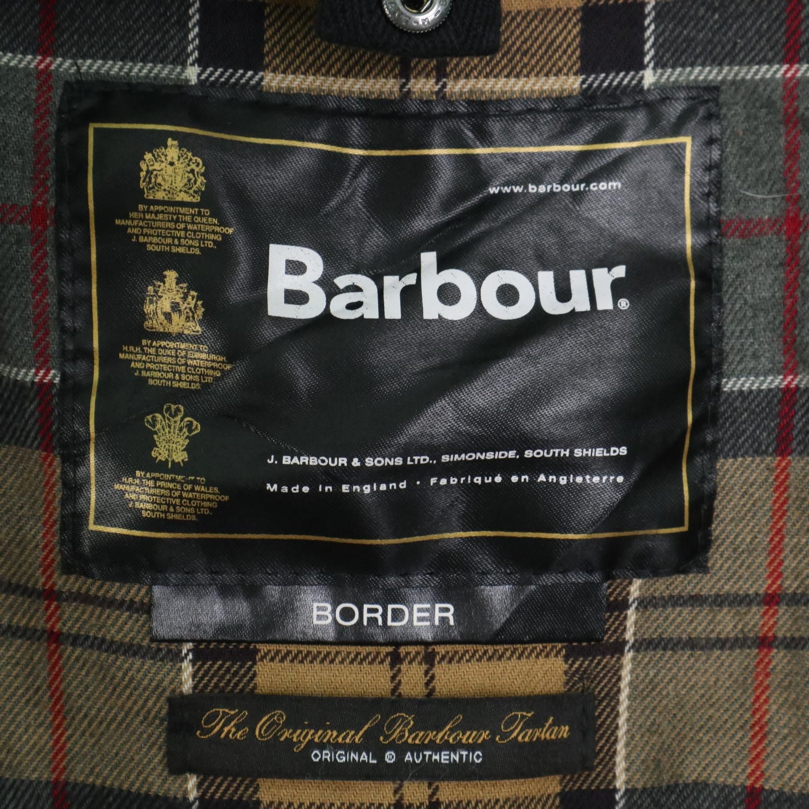 00年代 イングランド製 Barbour バブアー BORDER ボーダー オイルド