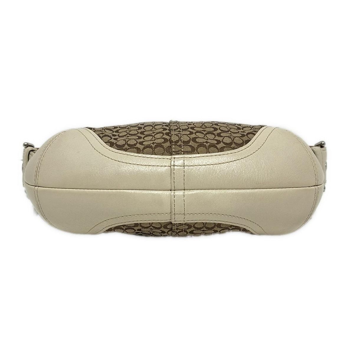 【お値下げ】COACH ハンドバッグ ミニシグネチャー　スモールホーボー　夏 COACH(コーチ) ハンドバッグ ミニシグネチャースモールホーボー