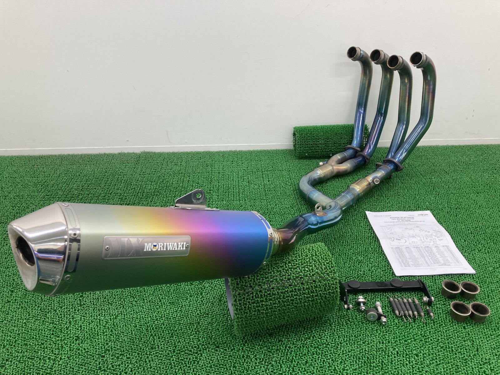 モリワキ製CB1300SB マフラー 社外 バイク 部品 EBL-SC54 14年～ チタン MX-FULL-EX MORIWAKI カスタム素材に