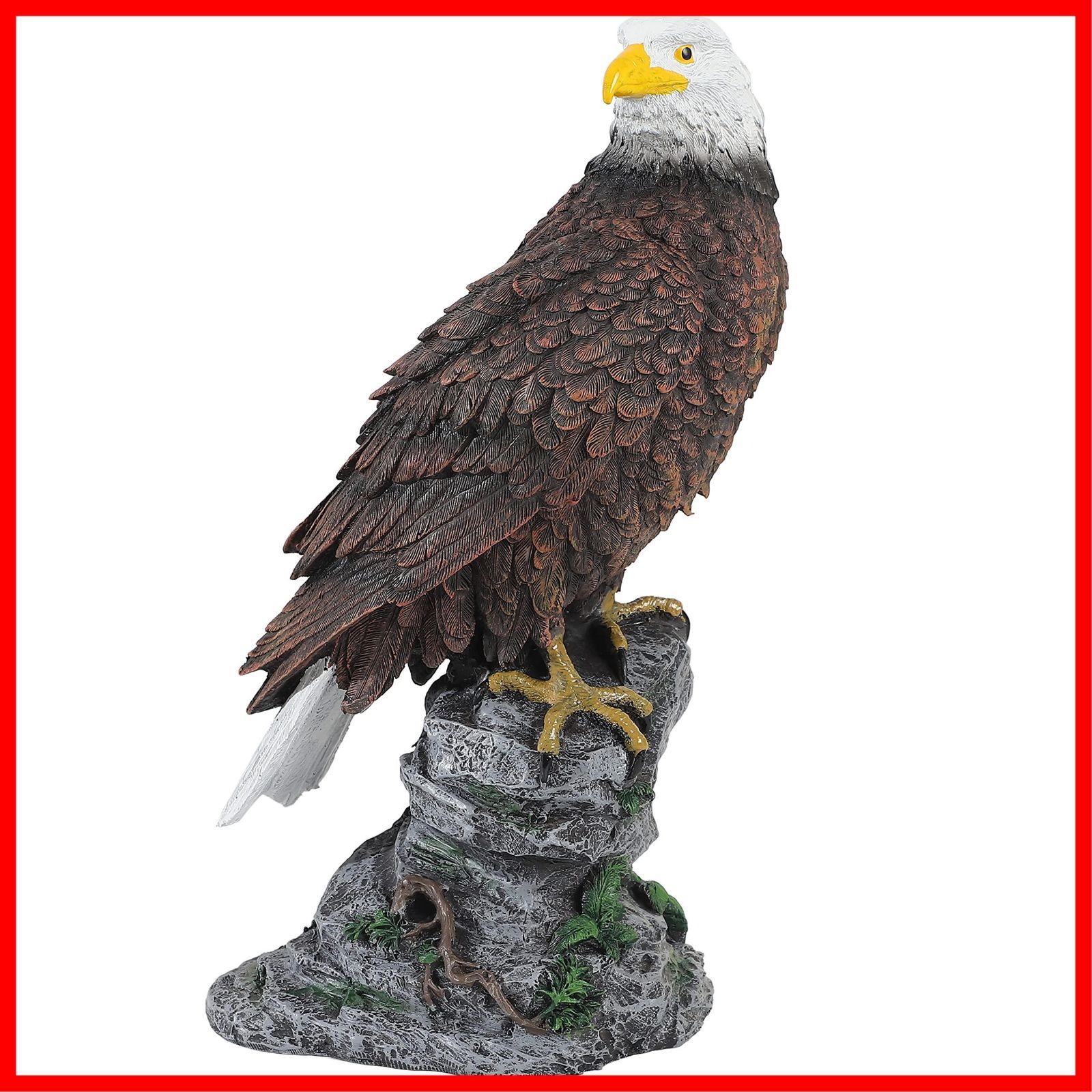 【速発送】 鷹 ホーク 置物 30cm級 スズメ カラス ムクドリ ハト コウモリ の被害激減 デコイ 樹脂製