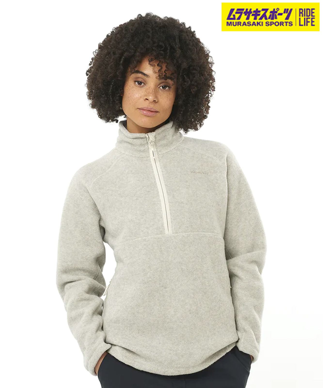 【ムラスポ公式】新品 SALOMON サロモン スノーボード インナーウェア レディース INW CHROMA FLEECE HZ ムラサキスポーツ 24-25モデル LL L21