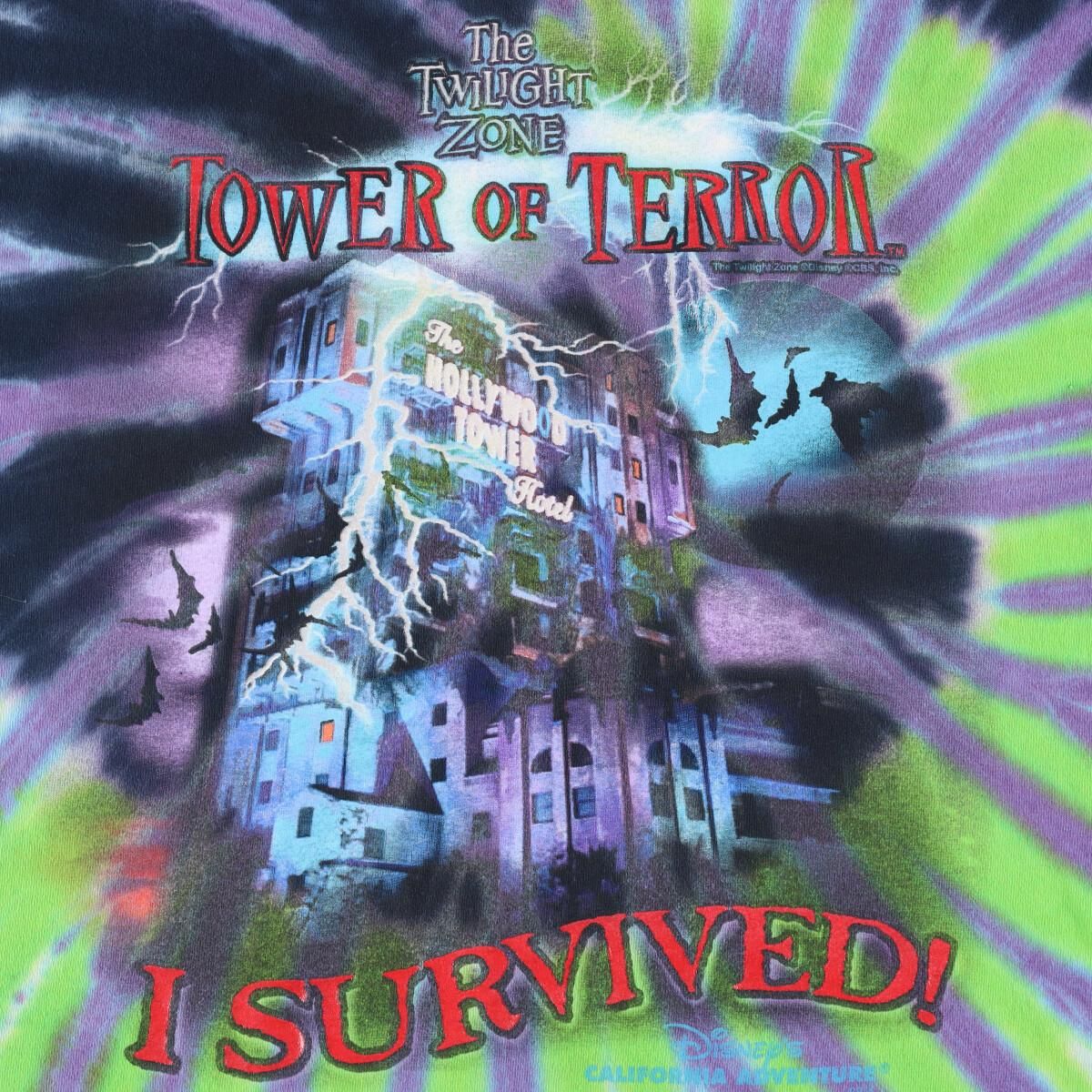 大判 タワーオブテラー tower of terror 90年代ヴィンテージ-