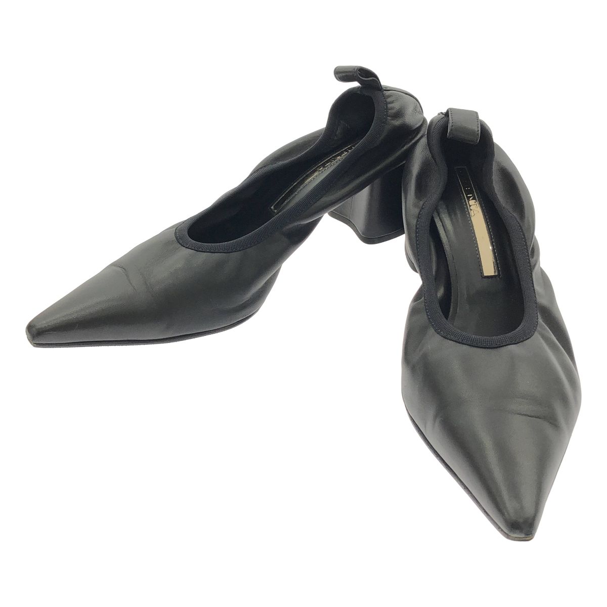 L'Appartement 別注✨BRENTA CHUNKY PUMPS 黒 L'Appartement 別注✨BRENTA CHUNKY PUMPS 黒