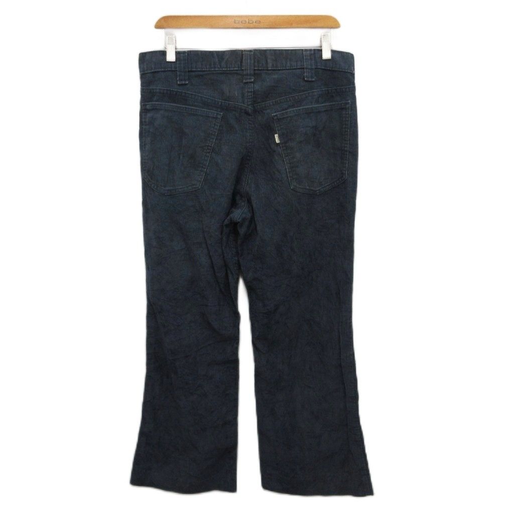 リーバイス Levi s 70 ヴィンテージ 古着 547 コーデュロイパンツ フ ジップフライ W 34 L 29 紺 ネイビー 547-1519 MET 2