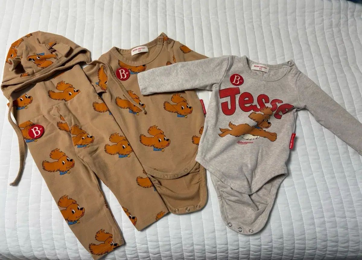 鮮明な BEBE DE PINO ベベデピノ オール オーヴァー ジェス ボディスーツセット 85