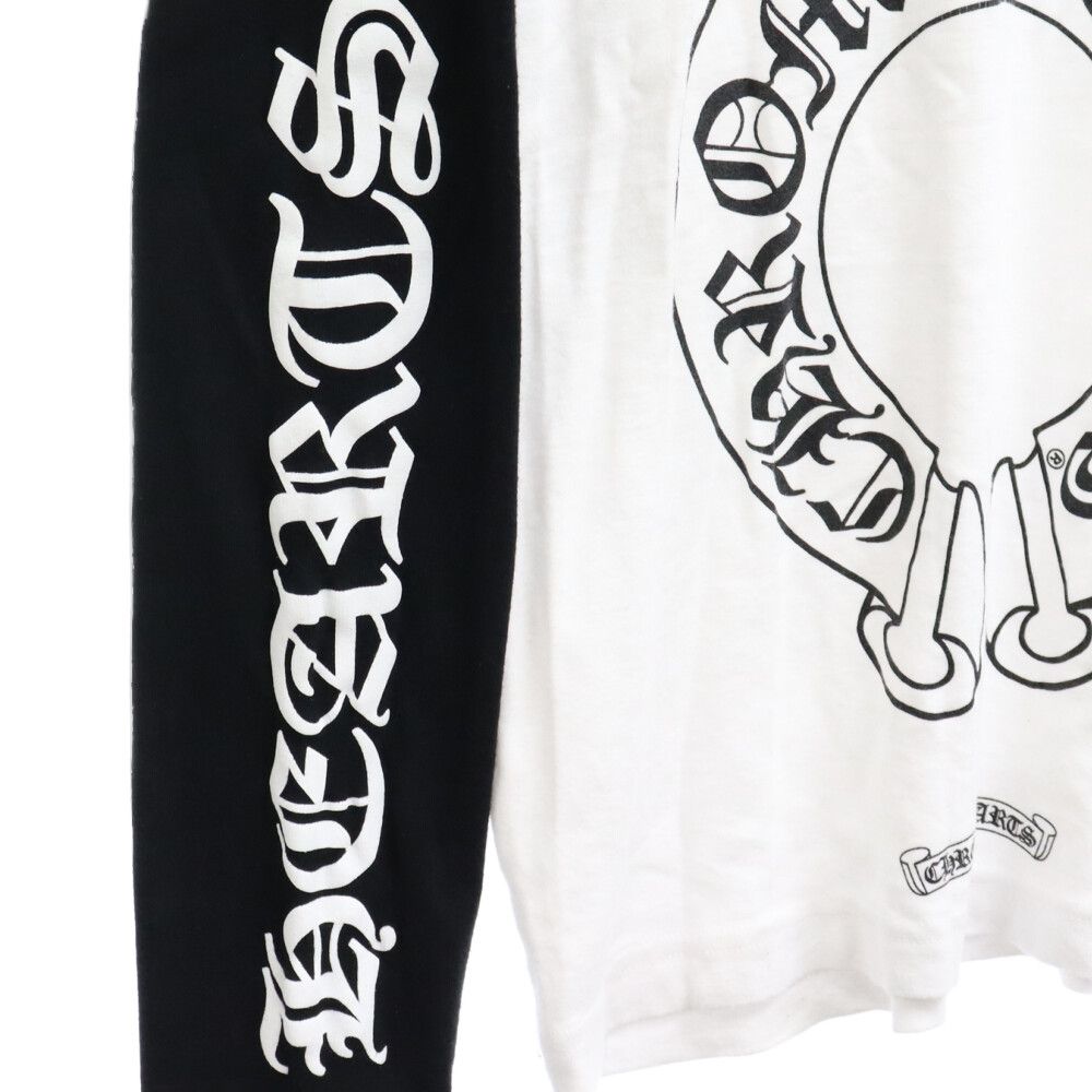 CHROME HEARTS (クロムハーツ) Neck Logo Horseshoe Raglan Sleeve Tee