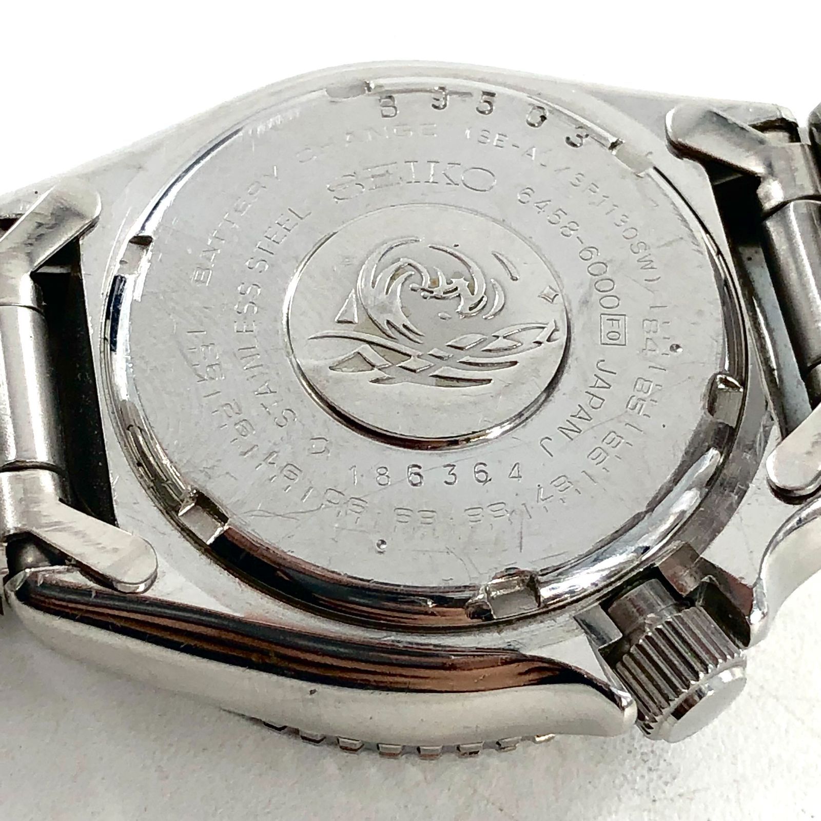 SEIKO セイコー 6458-6000 ダイバーズウォッチ QZ/SS デイデイト 