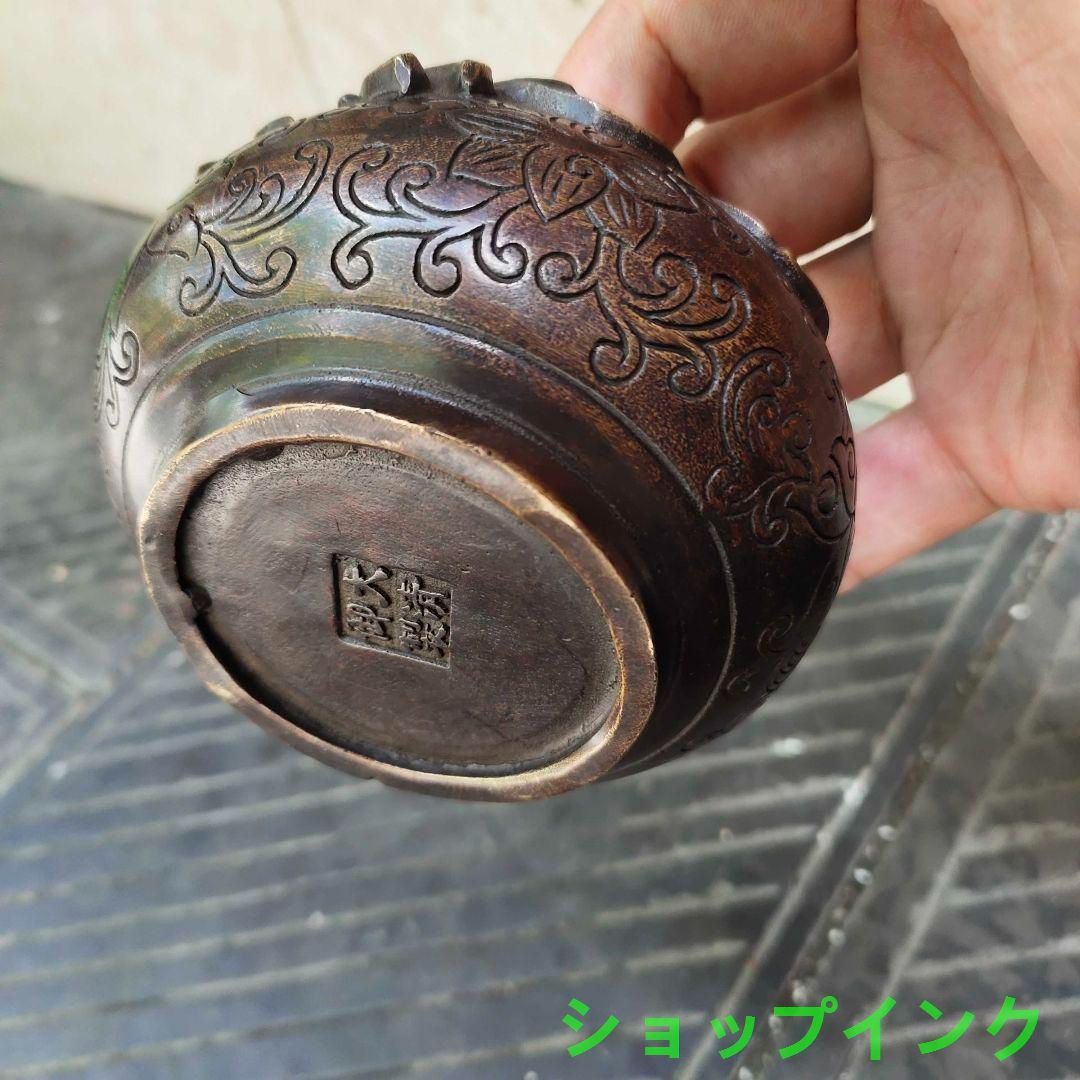 銅器  金魚  筆洗  灰皿  硯   書道具 文房具 現代工芸品 美術品 置物 銅器 金魚筆洗 灰皿 硯 書道具 文房具 装飾品 工芸品 置物 銅器 金魚筆洗