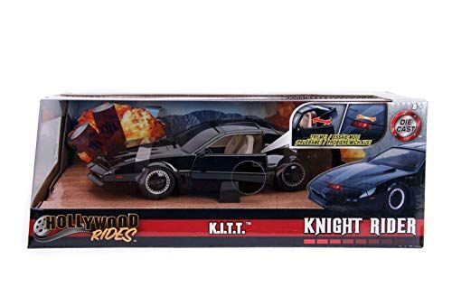 ナイトライダー ジェイダトイズ メタルズ ハリウッド・ライズ 1/24 スケール ダイキャストカー K.I.T.T.(キット) with スキャナーライト ライトアップ / KNIGHT RIDER 2018 JADA TOYS METALS HOLLYWOO