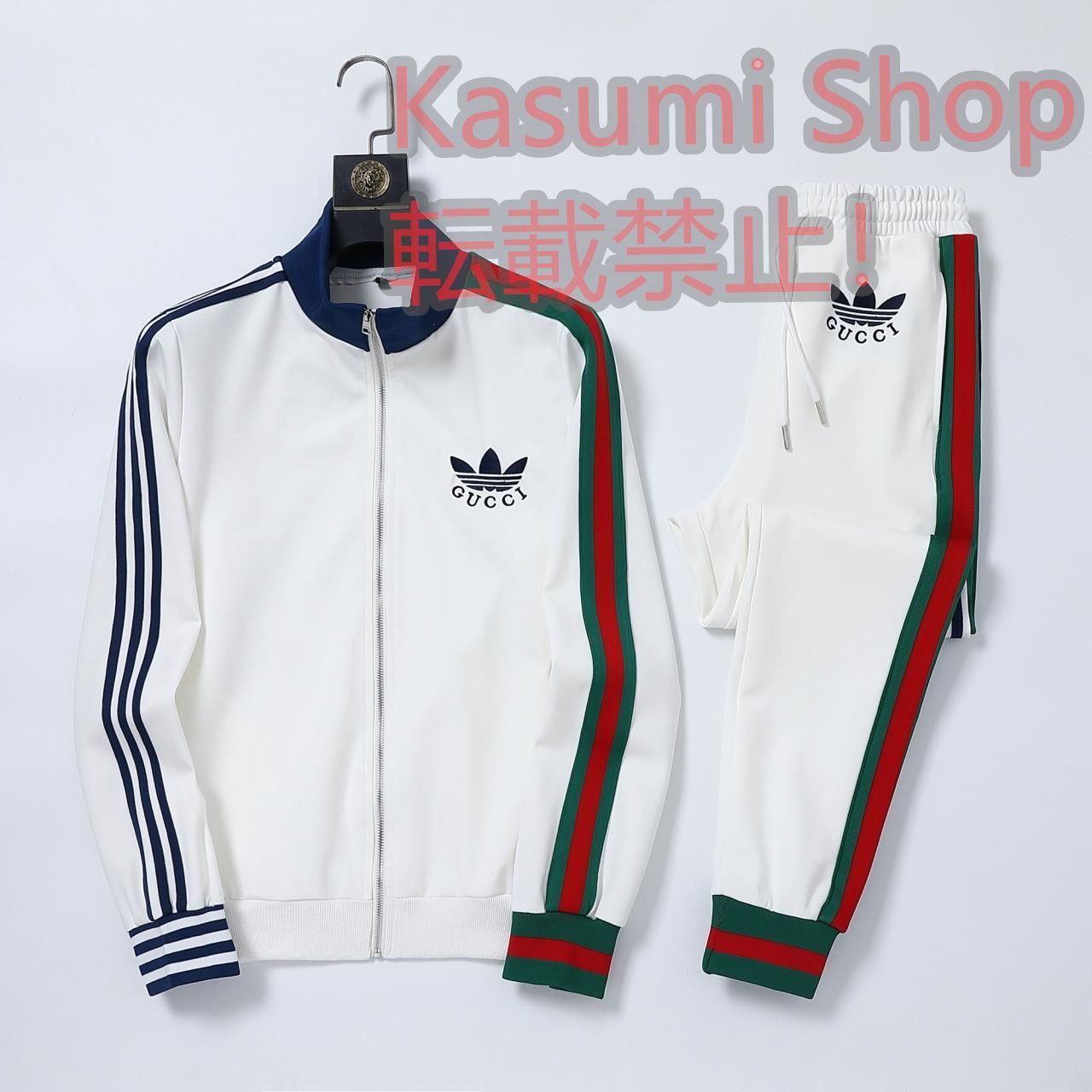 新品未使用 Gucci x Adidas スポーツウェアセット 上下 2点セット セットアップ - メルカリ