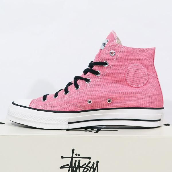 新品同様 STUSSY ステューシー x CONVERSE コンバース CHUCK 70 HI 