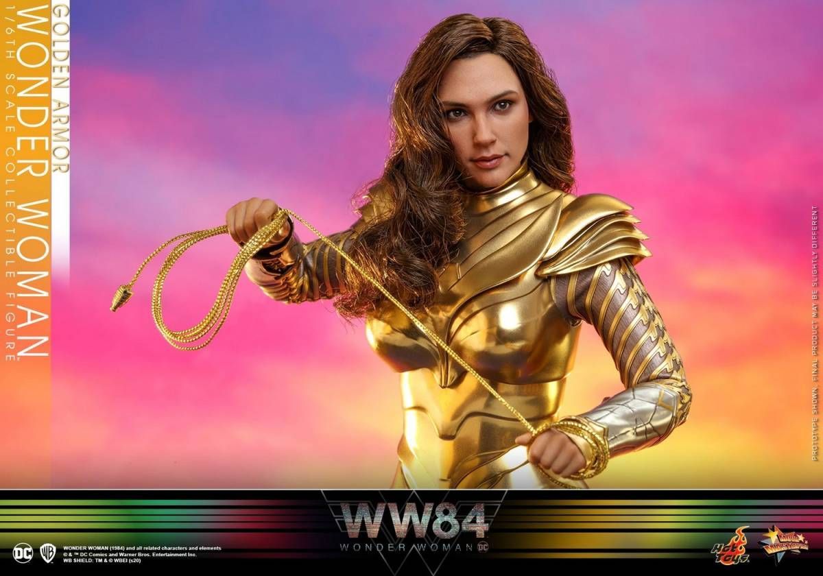 ホットトイズ 1/6 ワンダーウーマン 1984 ゴールドアーマー版 MMS577 Wonder Woman (Gold Armor Version)  HOTTOYS - メルカリ