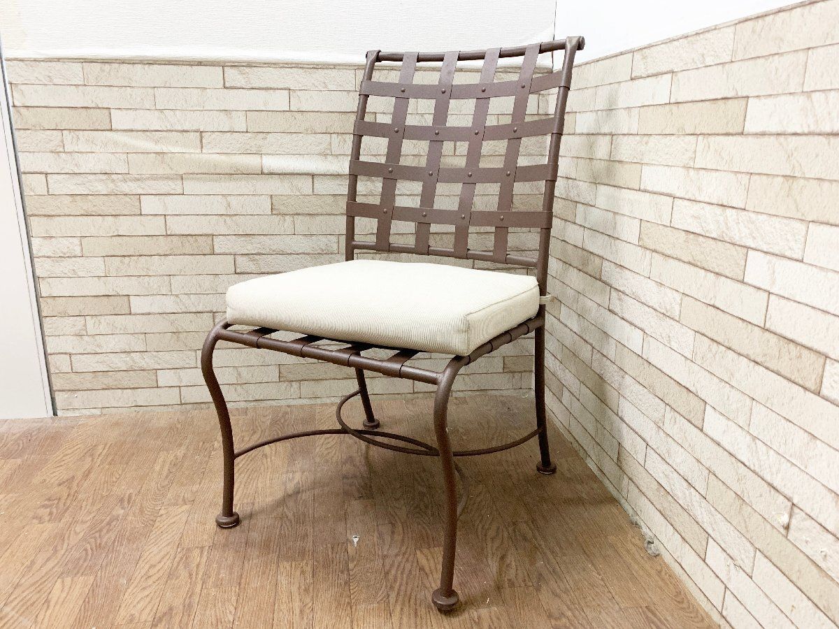ヴィンテージ 折りたたみアイアンチェア ガーデンチェア 雰囲気○ 1〜3
