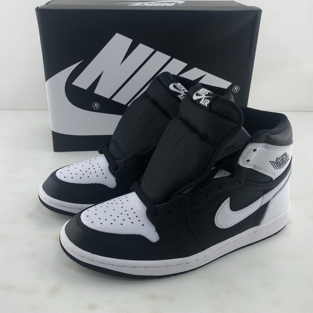 02w06603 ナイキ NIKE AIR JORDAN 1 RETRO HIGH OG エアジョーダン 1 レトロ ハイ オリジナル ブラック  25.5cm インドネシア製 メンズ 箱・タグあり スニーカー DZ5485-010 【中古品】 - メルカリ