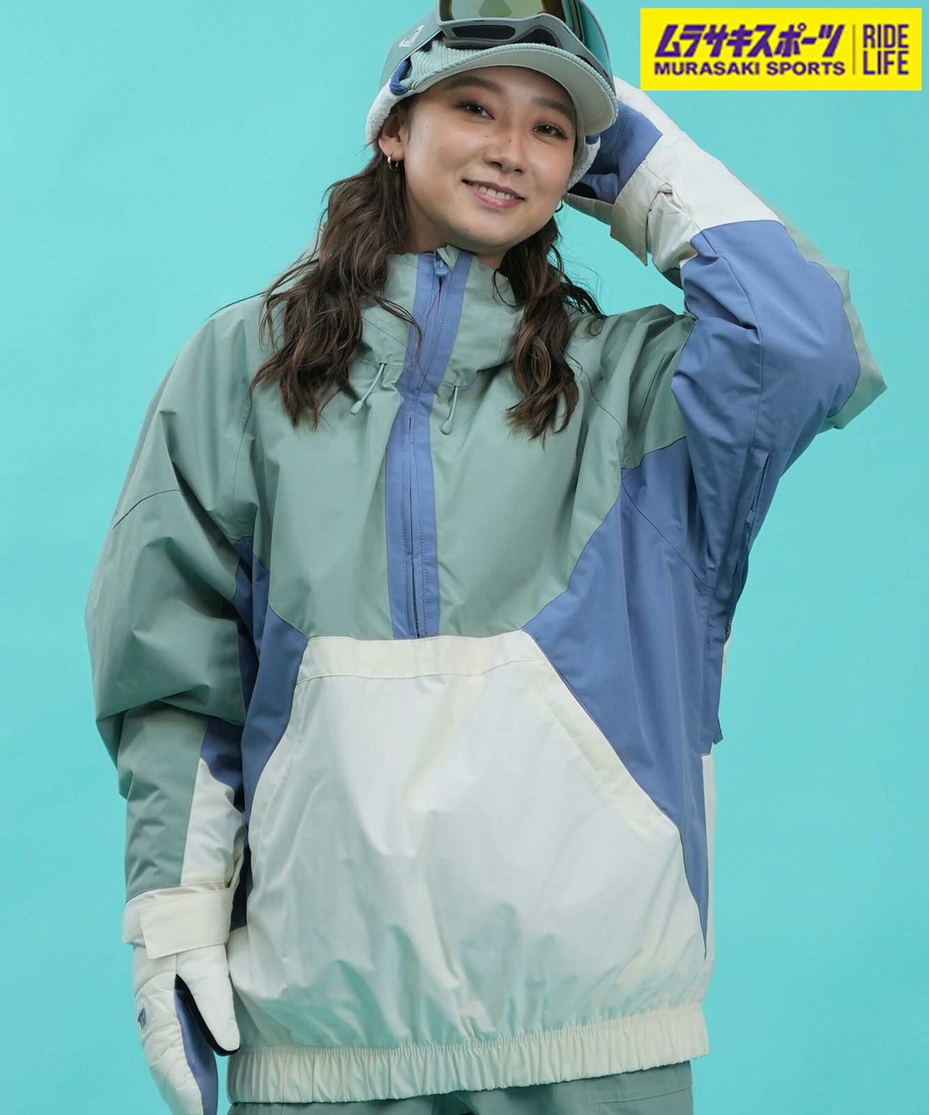 ROXY CHLOE KIM ANORAK JK 女性用 スノーボードジャケット OUTLET】【RELAXED FIT】10K Roxy CHLOE KIM ANORAK JK スノー
