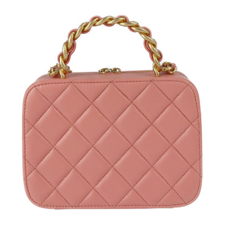 CHANEL シャネル スモール バニティ ショルダーバッグ AS3318 レザー  