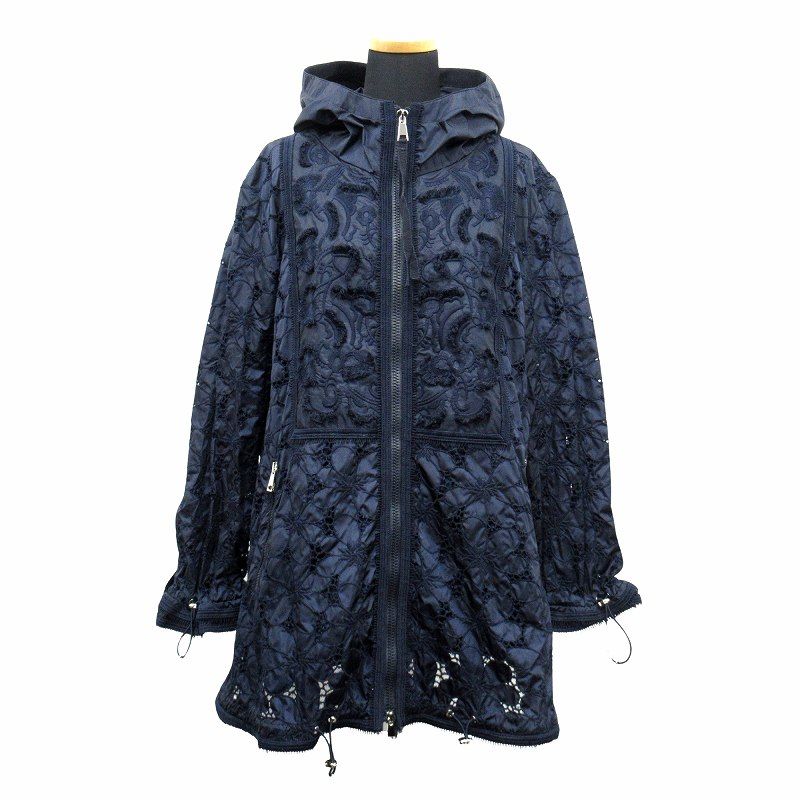 美品 17ss モンクレール MONCLER マドレーヌ フラワー レース Aライン
