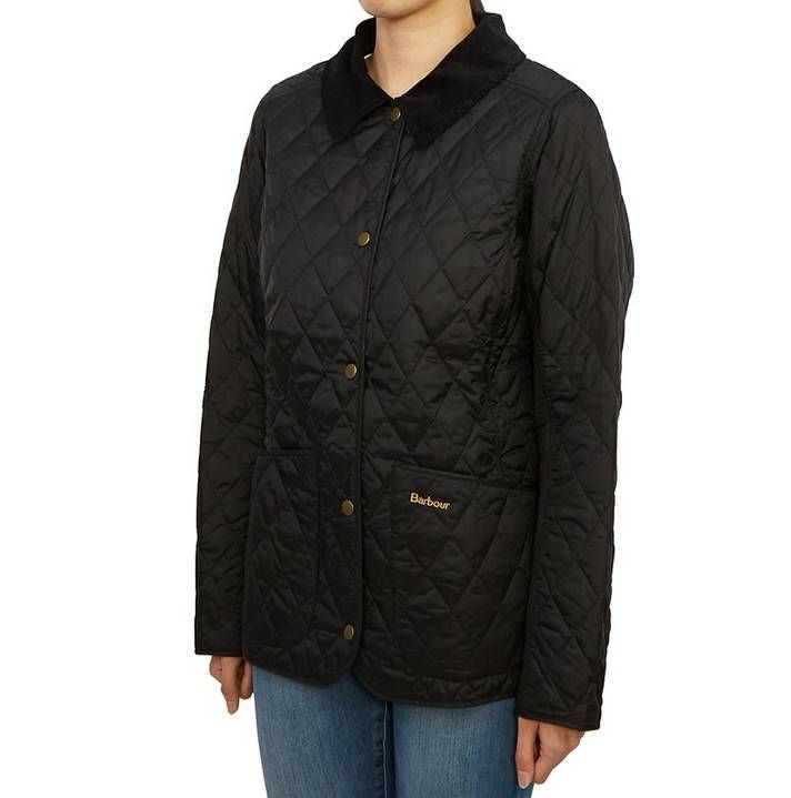タグ付新品】Barbour バブアー Annadale ロゴ刺繍入りキルティング 