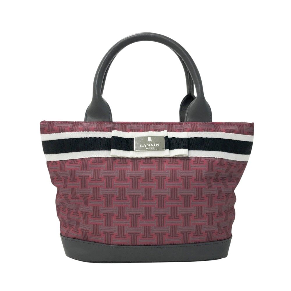 LANVIN SPORT ランバン スポール  トートバッグ 総柄 ピンク系  [240101436112] ゴルフウェア ストスト LANVIN SPORT ランバン スポール カートバッグ 総柄 ピンク系