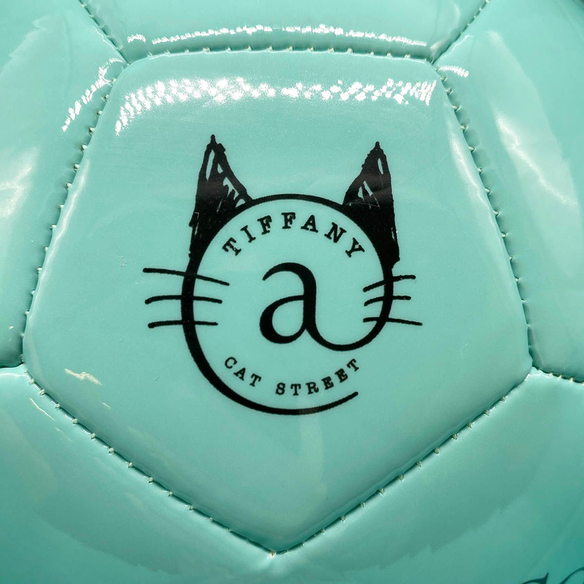 超美品 TIFFANY&Co. ティファニー スポルディング サッカーボール 原宿キャットストリート店限定 ティファニーブルー ゴム 未使用 USED  【中古】